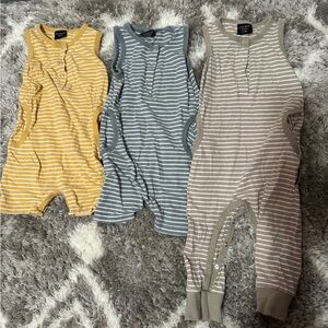 Lot of 3 Little Bipsy Rompers